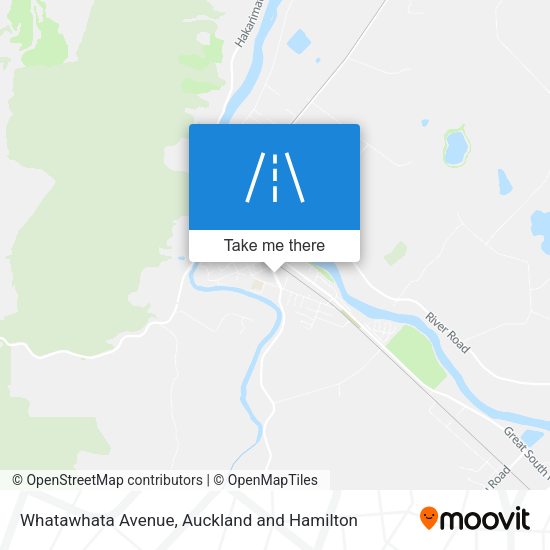 Whatawhata Avenue map