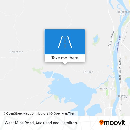 West Mine Road map