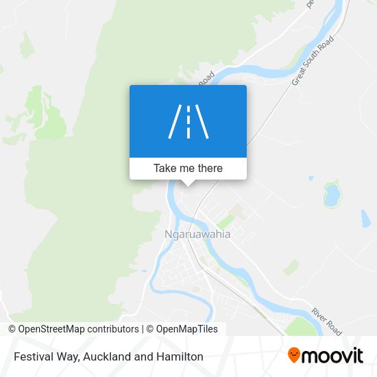 Festival Way map