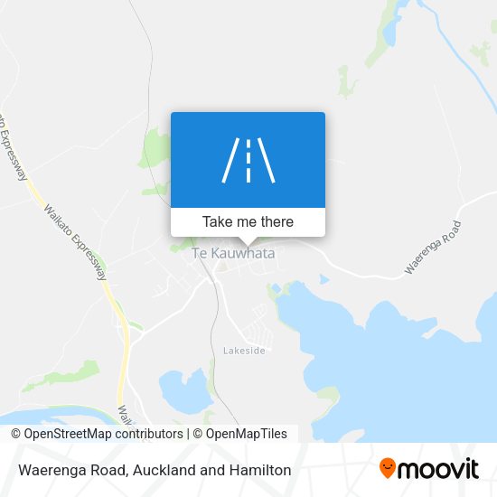 Waerenga Road map