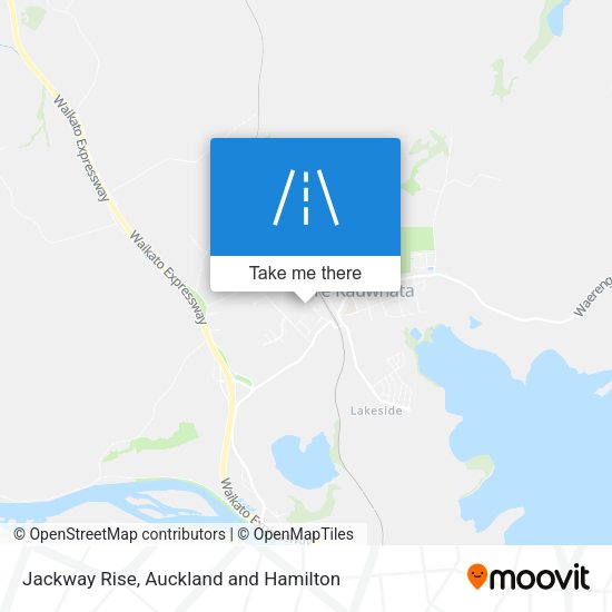 Jackway Rise map