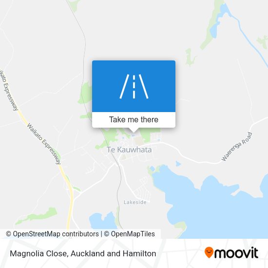 Magnolia Close map