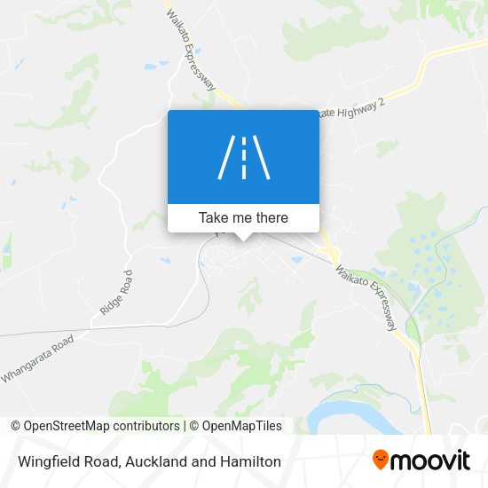 Wingfield Road map