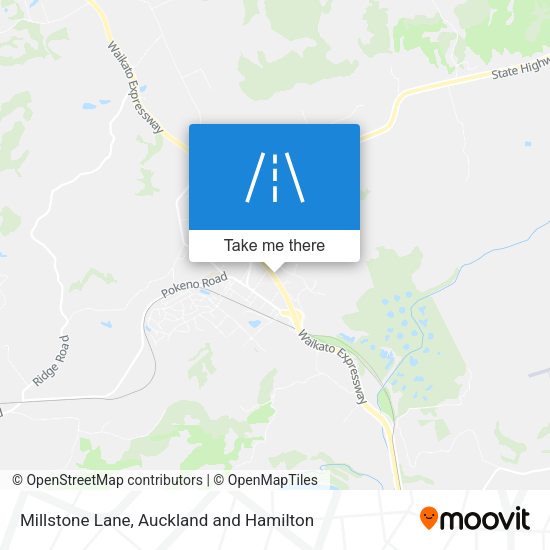 Millstone Lane map