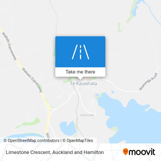 Limestone Crescent map