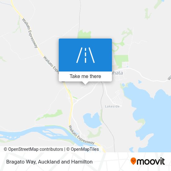 Bragato Way map