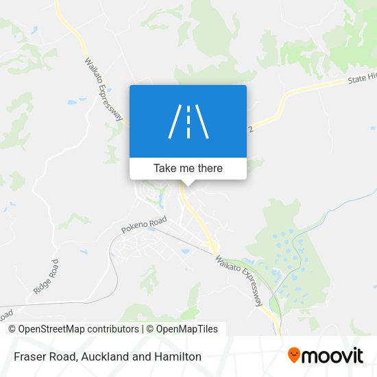 Fraser Road map