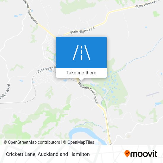 Crickett Lane map