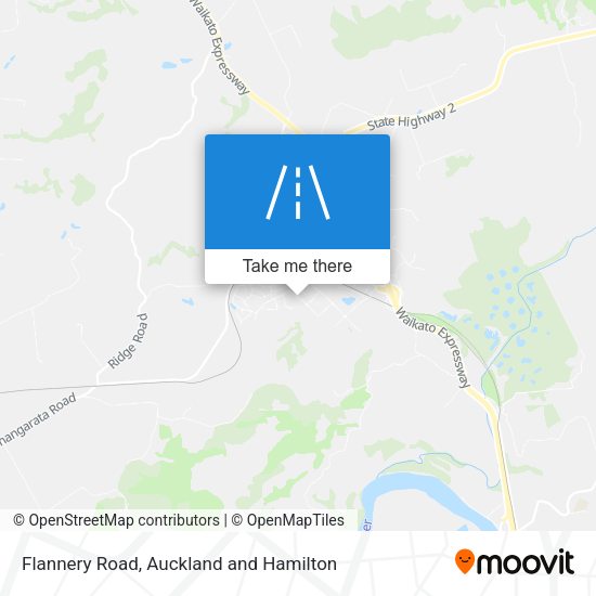 Flannery Road map