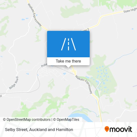 Selby Street map