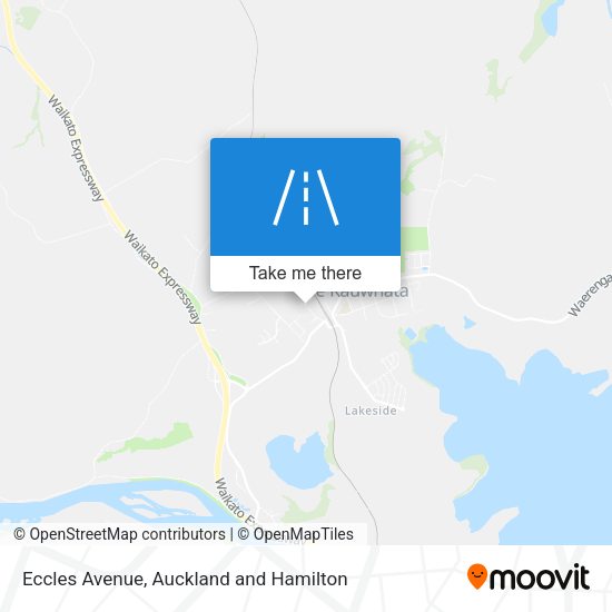 Eccles Avenue map
