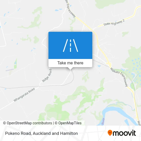 Pokeno Road map