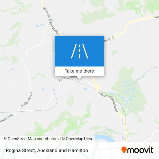 Regina Street map