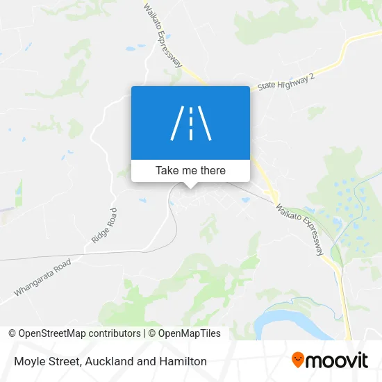 Moyle Street map