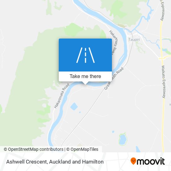 Ashwell Crescent map