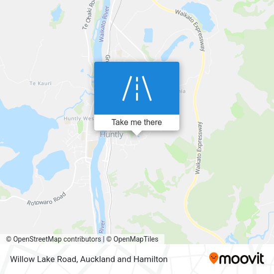 Willow Lake Road map