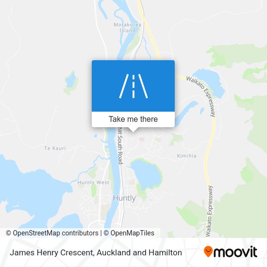 James Henry Crescent map