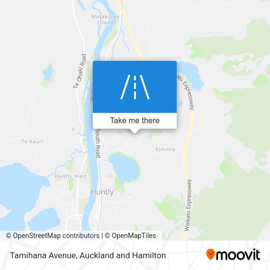Tamihana Avenue map