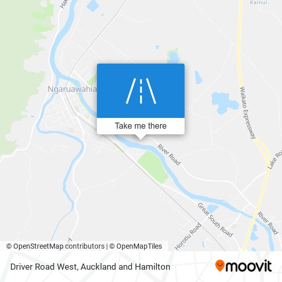 Driver Road West map