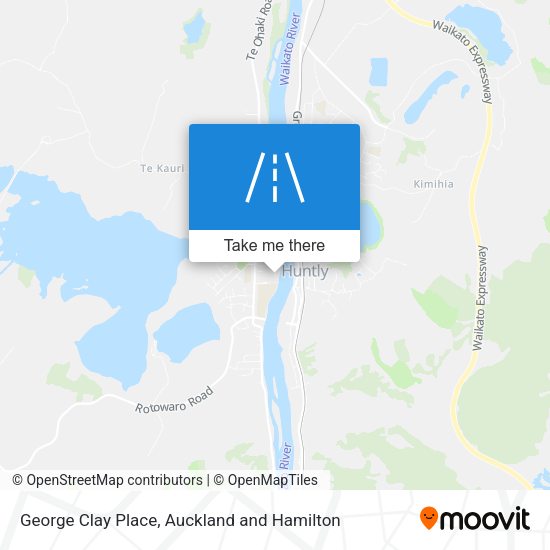 George Clay Place map