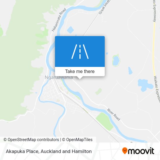 Akapuka Place map