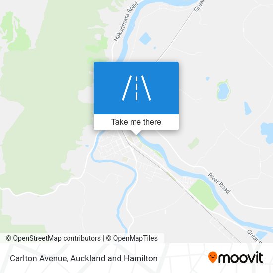 Carlton Avenue map