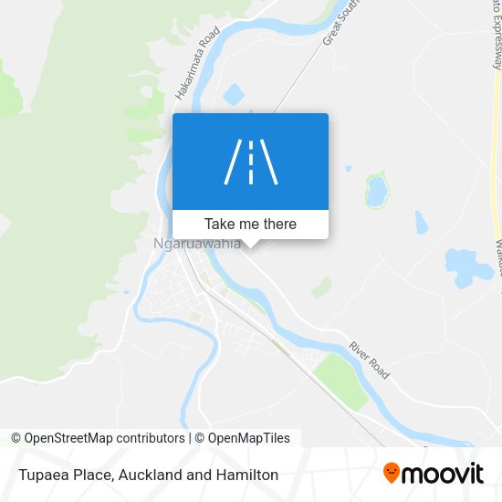 Tupaea Place map