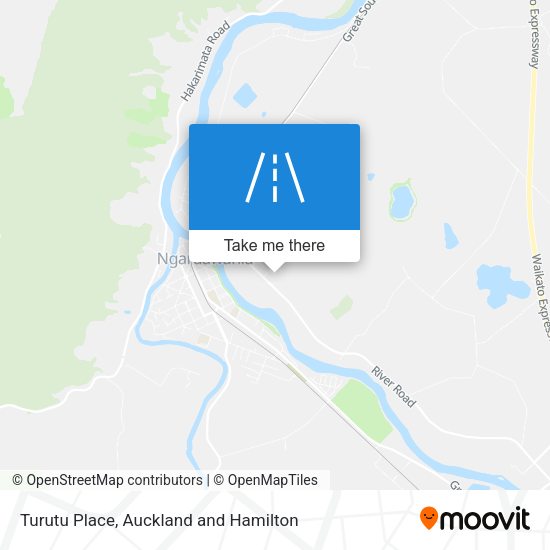 Turutu Place map