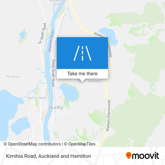 Kimihia Road map
