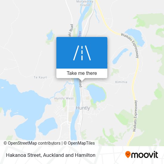 Hakanoa Street map