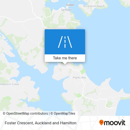 Foster Crescent map