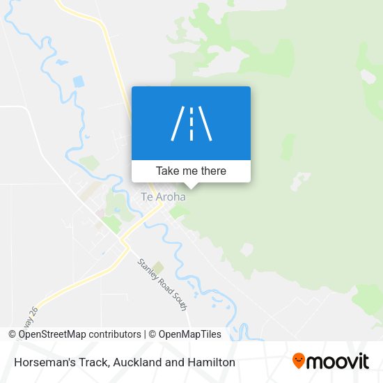 Horseman's Track map