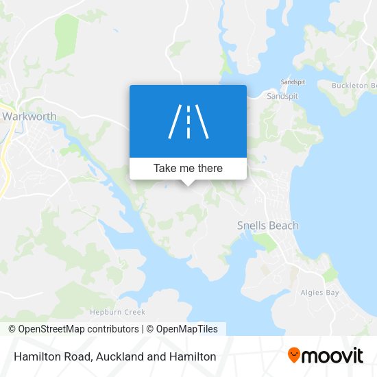 Hamilton Road map
