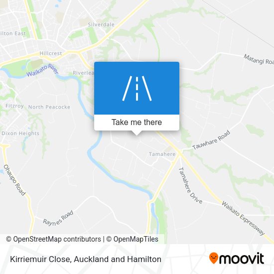 Kirriemuir Close map