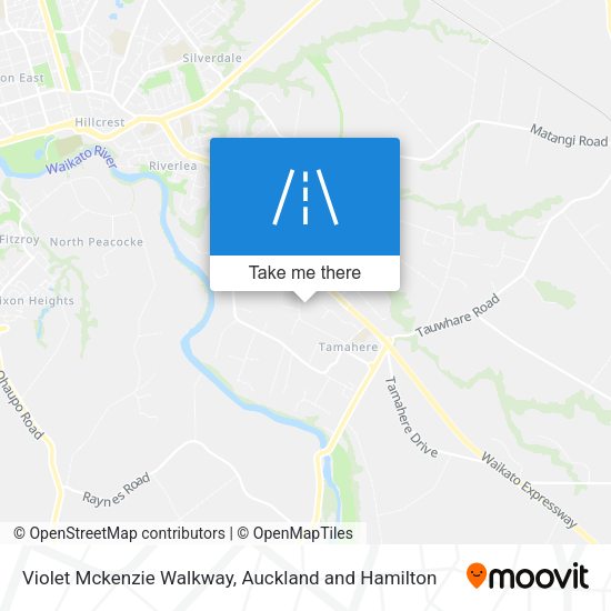 Violet Mckenzie Walkway map