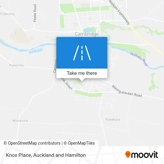 Knox Place map