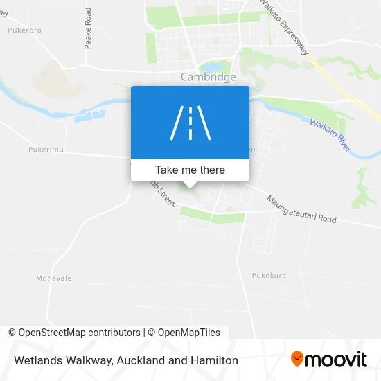 Wetlands Walkway map