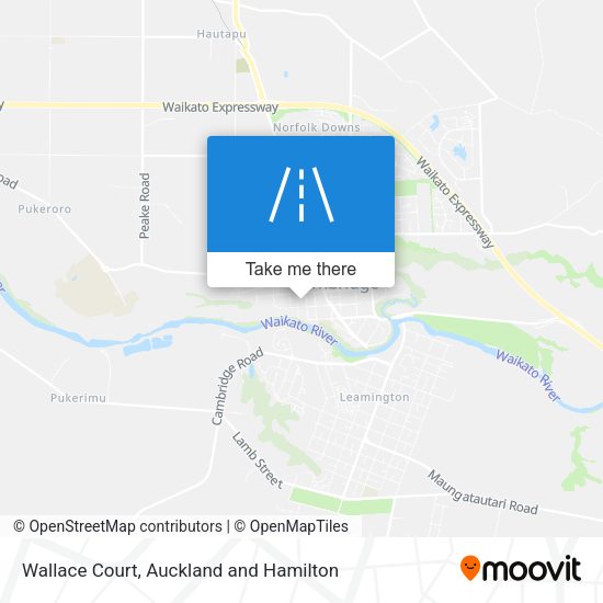 Wallace Court map