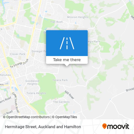 Hermitage Street map