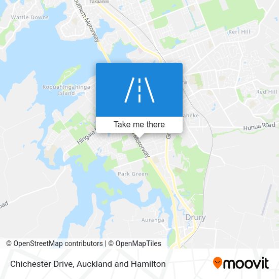 Chichester Drive map