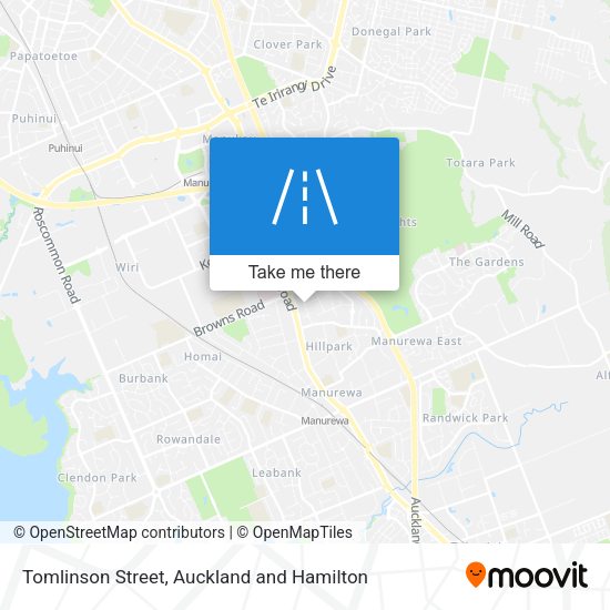Tomlinson Street map