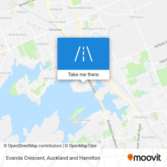 Evanda Crescent map