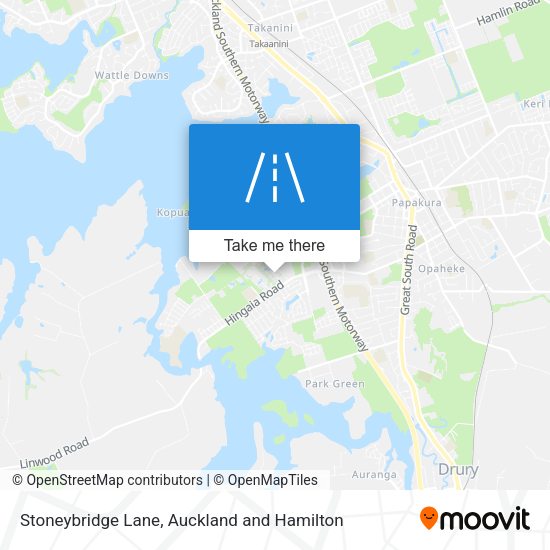 Stoneybridge Lane map