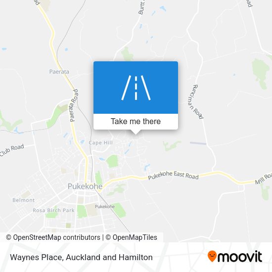 Waynes Place map