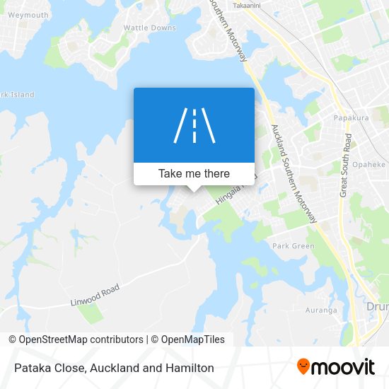Pataka Close map