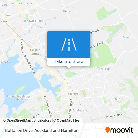 Battalion Drive map