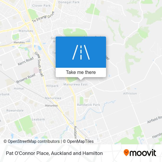 Pat O'Connor Place map