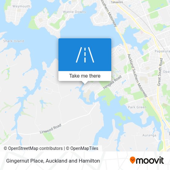 Gingernut Place map