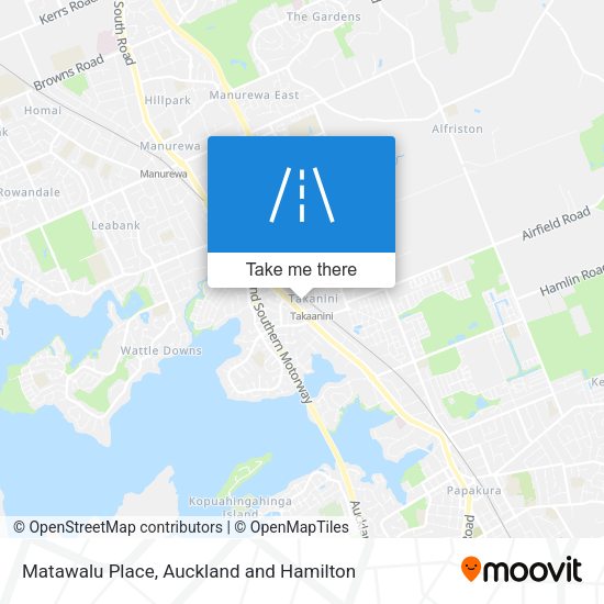 Matawalu Place map