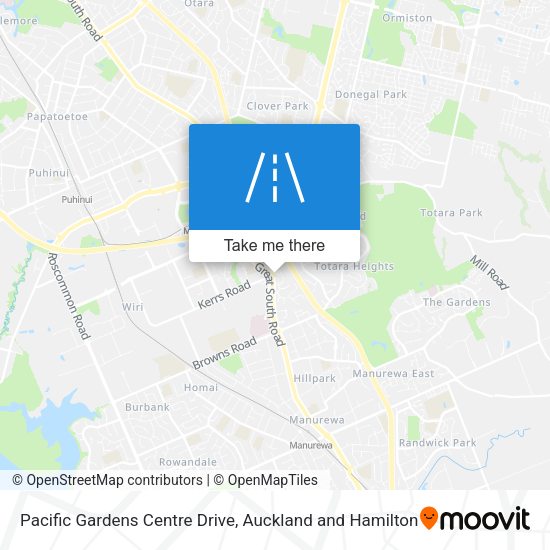 Pacific Gardens Centre Drive map